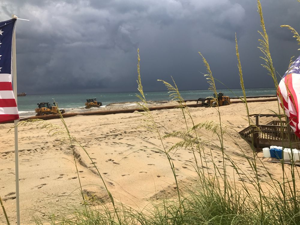 Sea Ranch Resort Beach Replenishment 2017 Bulldozers