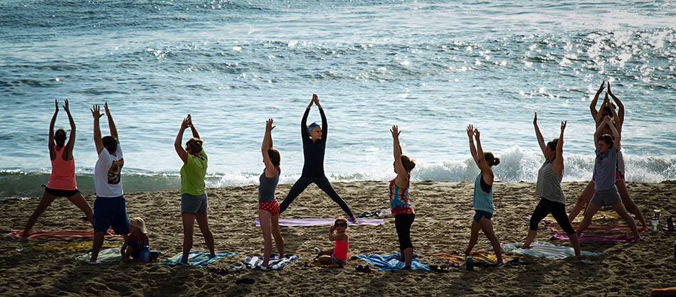 Beach Yoga at the Sea Ranch Resort