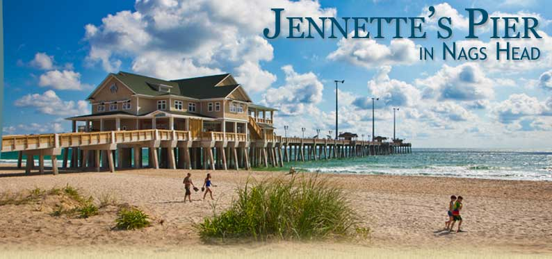 Jennettie's Pier is a local OBX attraction near the Sea Ranch Resort