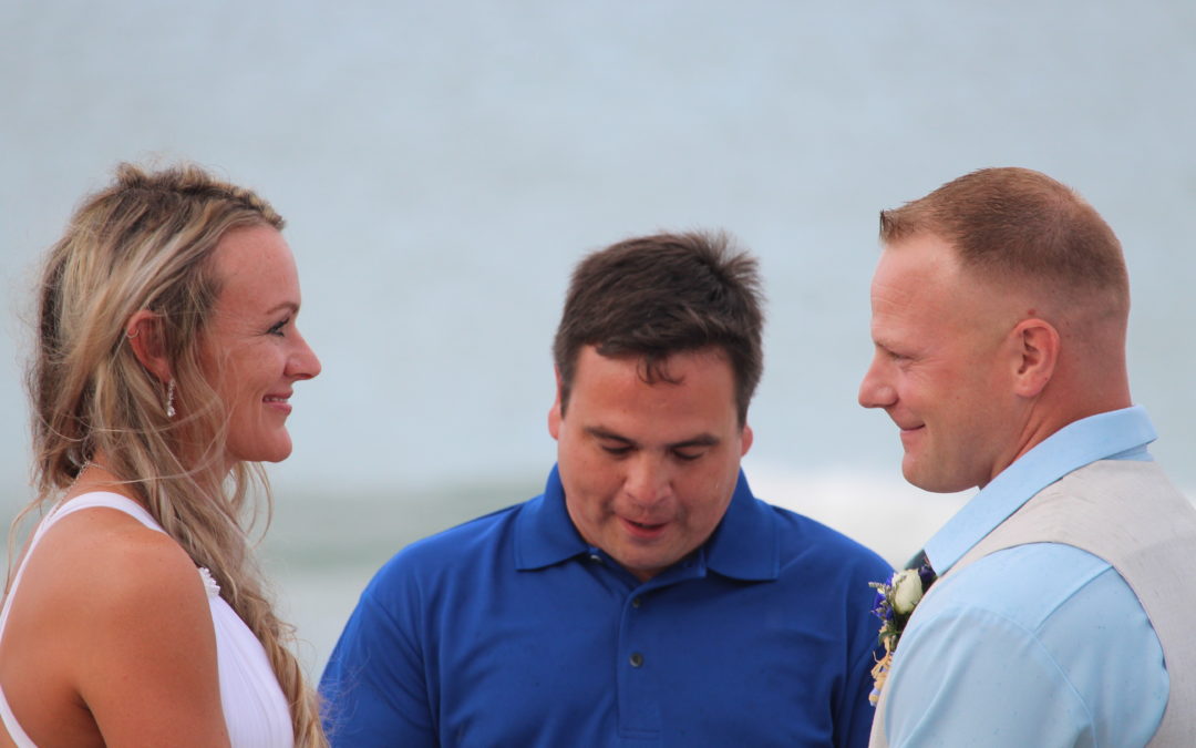 Outer Banks Wedding Ceremony with tabith and josh
